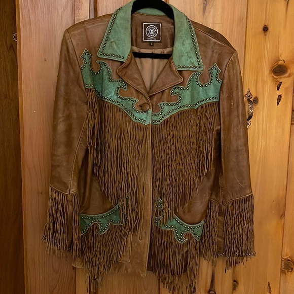 COPY - DOUBLE D RANCH LEATHER FRINGE JACKET. - Picture 1 of 7